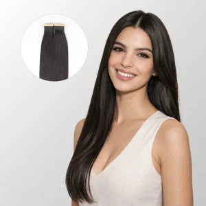 Natural Black (1B) Tape-In Hair Extensions (50g - 100g)
